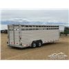 Image 3 : 2015 EXISS STK 24 FT. 5TH WHEEL T/A STOCK TRAILER