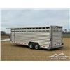 Image 4 : 2015 EXISS STK 24 FT. 5TH WHEEL T/A STOCK TRAILER