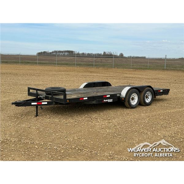 1995 RAINBOW 18 FT. T/A CAR HAULER TRAILER