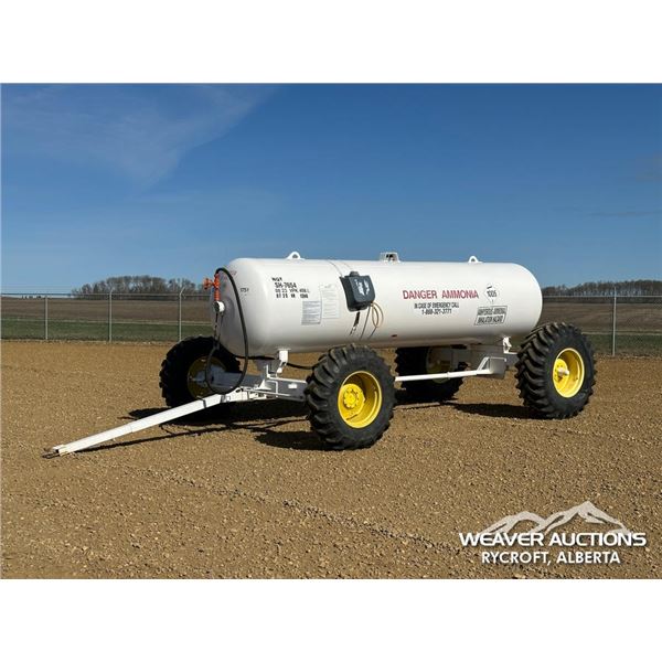 1986 WESTERN 1750 NH3 TANK WAGON