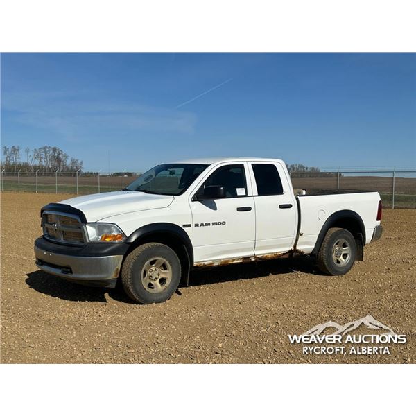 2011 DODGE RAM 1500 CREW CAB PICKUP TRUCK