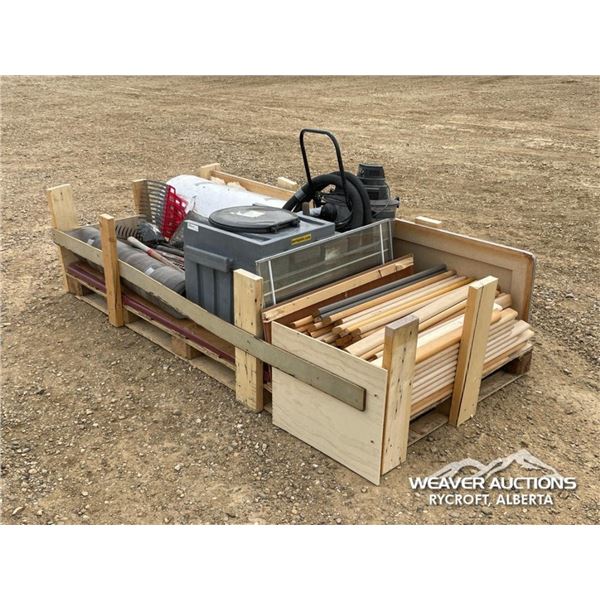 GARDEN TOOLS, INSULATION AND SHOP VAC