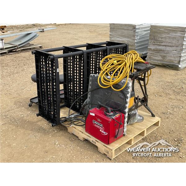 LINCOLN ELECTRIC WELD-PAK 100 WELDER & ACCESSORIES