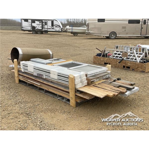WINDOWS, LUMBER AND SIDING