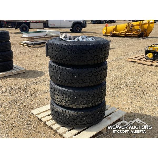 (4) GENERAL 285/70R17 TIRES AND RIMS