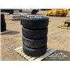 Image 1 : (4) GENERAL 285/70R17 TIRES AND RIMS