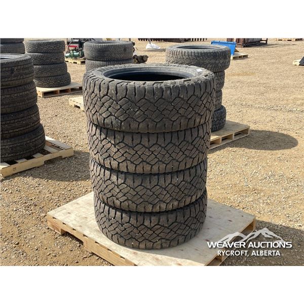 (4) GOODYEAR LT275/60R20 TIRES