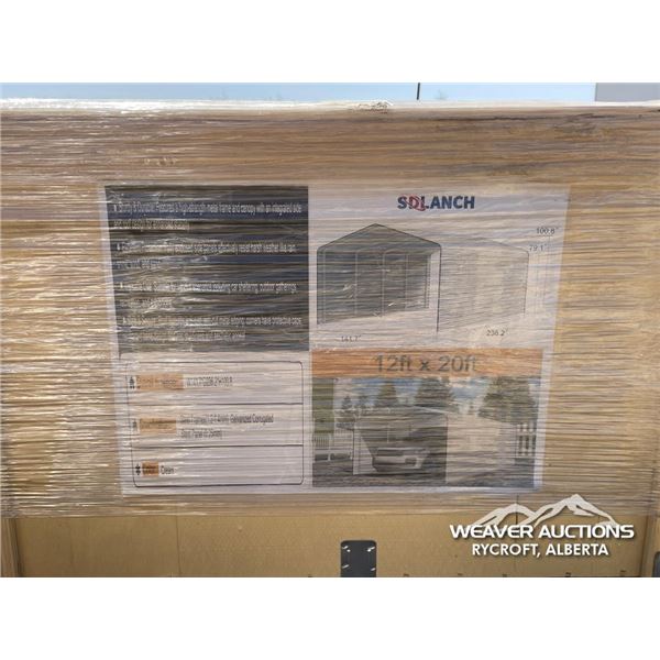 SDLANCH 12 X 20 FT. CARPORT