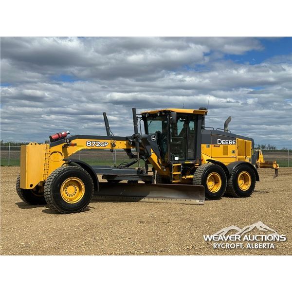 2018 JOHN DEERE 872GP AWD MOTOR GRADER