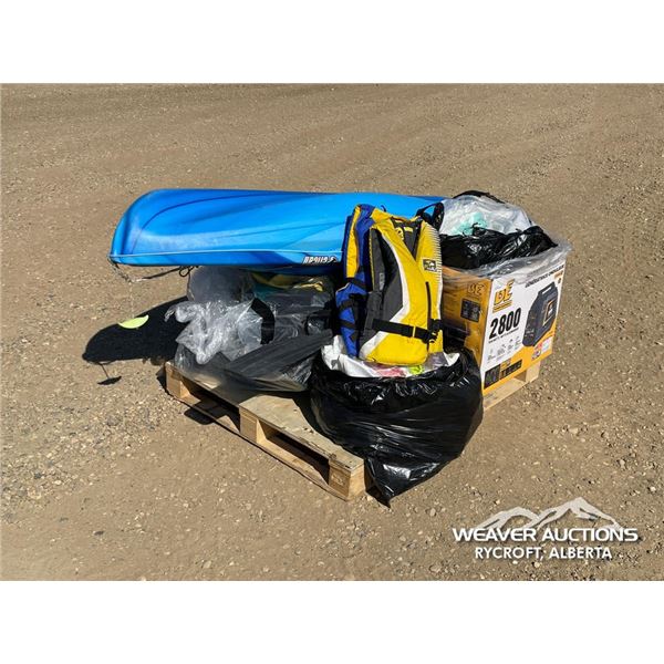 8 FT. PELICAN ARGO80 KAYAK AND WATER FUN PACKAGE