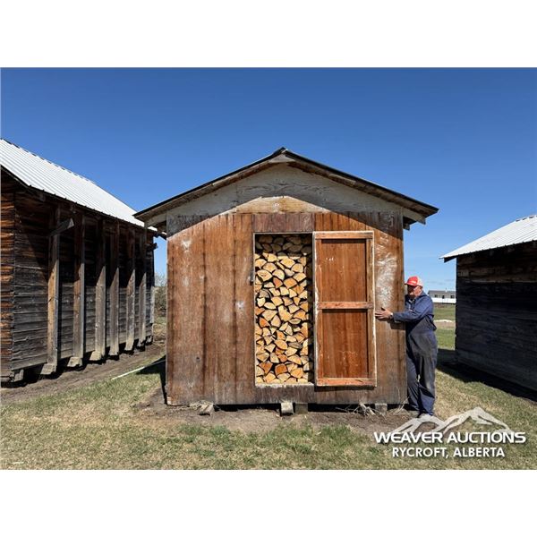 CONTENTS OF SPLIT POPLAR FIREWOOD