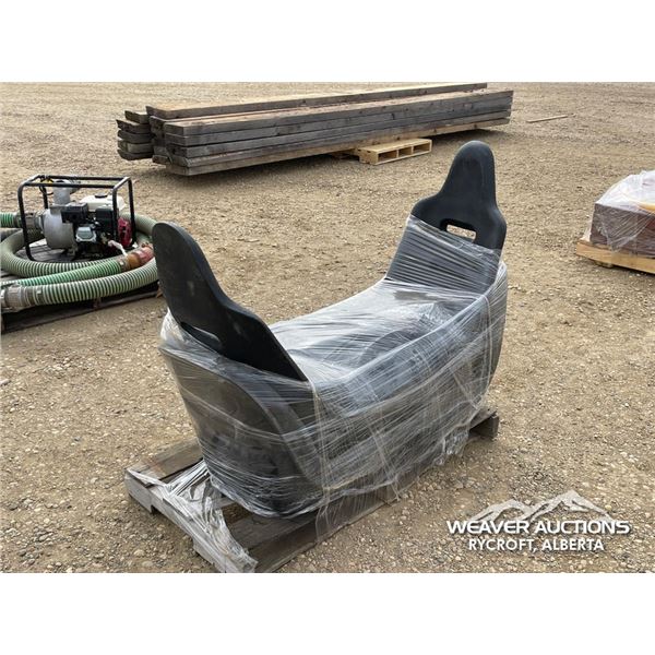(2) RHINO SEATS (2) HIGHBACK BUCKETS SEATS