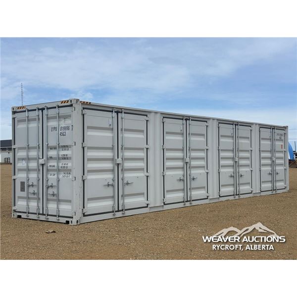 2025 8X40 FT. MULTI-DOOR SHIPPING CONTAINER