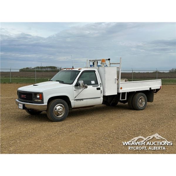 1999 GMC SIERRA 3500HD FLATBED W/DUMP BODY