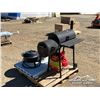 Image 2 : SMOKER / BBQ CHARCOAL AND PROPANE FIRE PIT
