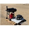 Image 4 : SMOKER / BBQ CHARCOAL AND PROPANE FIRE PIT