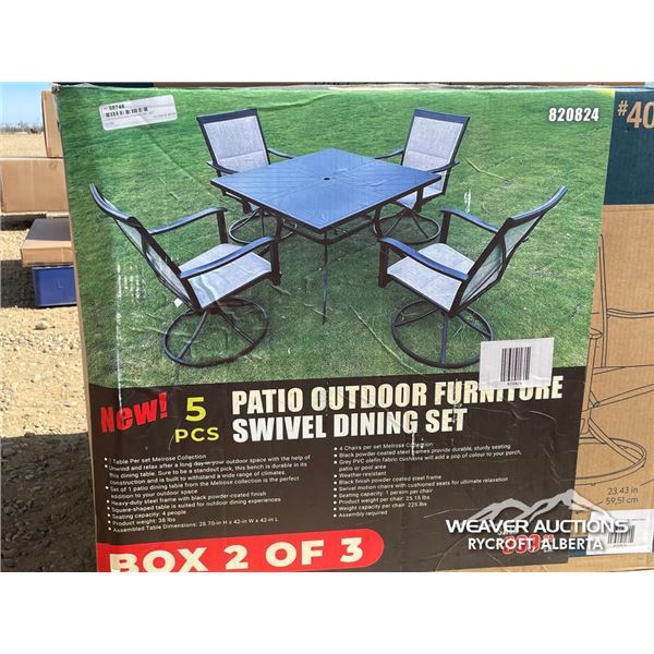 (5) PCS OUTDOOR FURNTIURE SET PARTS
