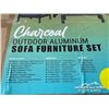 Image 2 : CHARCOAL OUTDOOR SOFA  FURNTIURE SET