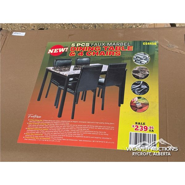 (5) PCS DINING TABLE