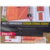 Image 2 : MULTI COMPARTMENT OUTDOOR STORAGE CABINET
