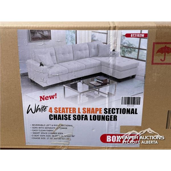 (4) SEATER L SHAPE SECTIONAL