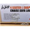 Image 2 : (4) SEATER L SHAPE SECTIONAL