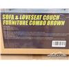 Image 2 : SOFA & LOVESEAT FURNITURE SET