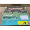 Image 1 : (4) PCS OUTDOOR FURNITURE SET