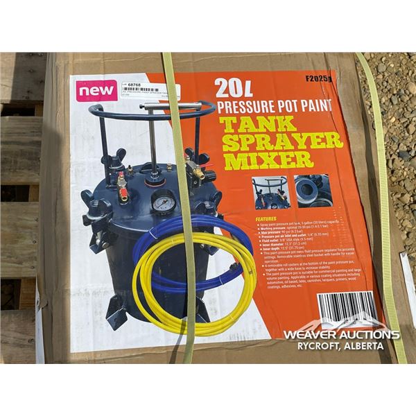 20L SPRAY PAINT PRESSURE POT TANK