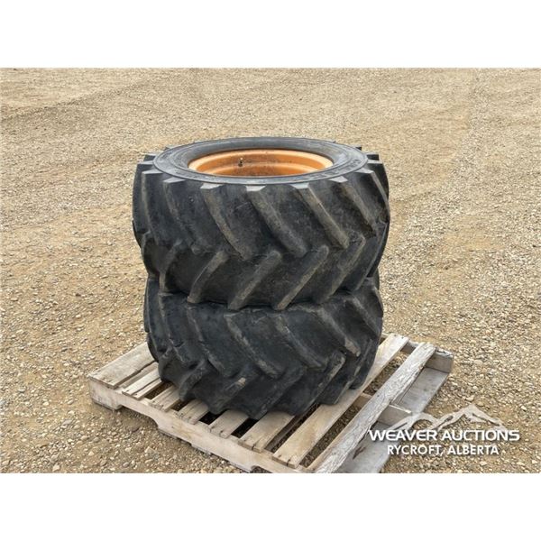 (2) GALAXY 38 X 1800-20 TIRES & RIMS