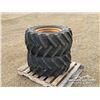 Image 1 : (2) GALAXY 38 X 1800-20 TIRES & RIMS