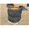 Image 3 : (2) GALAXY 38 X 1800-20 TIRES & RIMS