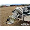Image 5 : VINTAGE 15 FT. FIBERGLASS TRI-HULL BOAT & TRAILER