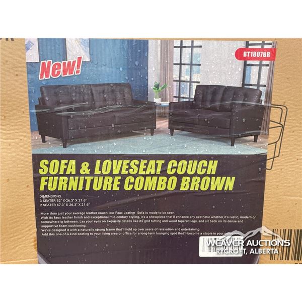 SOFA & LOVESEAT SET