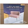 Image 1 : VELVET ARMLESS 47 IN. LOVESEAT