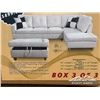 Image 1 : L SHAPE SECTIONAL SOFA WITH OTTOMAN