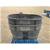 Image 5 : (2) 100 GALLON RUBBERMAID WATER TROUGHS