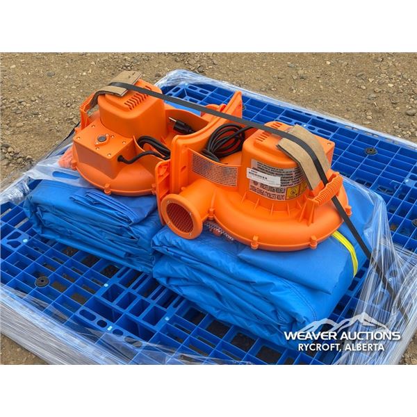 (2) BOUNCY CASTLES W/BLOWER FANS