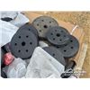 Image 5 : ASSORTED LIFTING WEIGHTS & GYM ACCESSORIES
