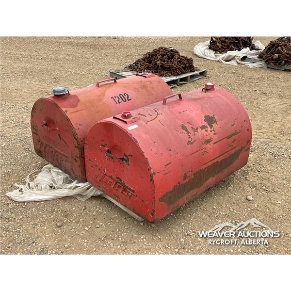 (2) NORTEC RED TIDY TANKS