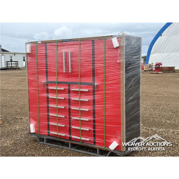 (12) DRAWER STEEL WORKBENCH