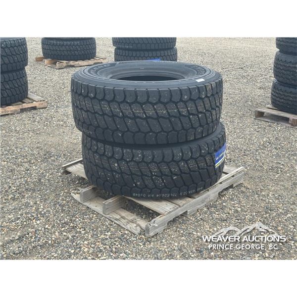 (2) HABILEAD 445/65R22.5 TRUCK TIRES