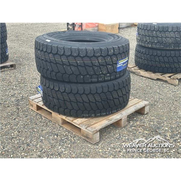 (2) HABILEAD 445/65R22.5 TRUCK TIRES