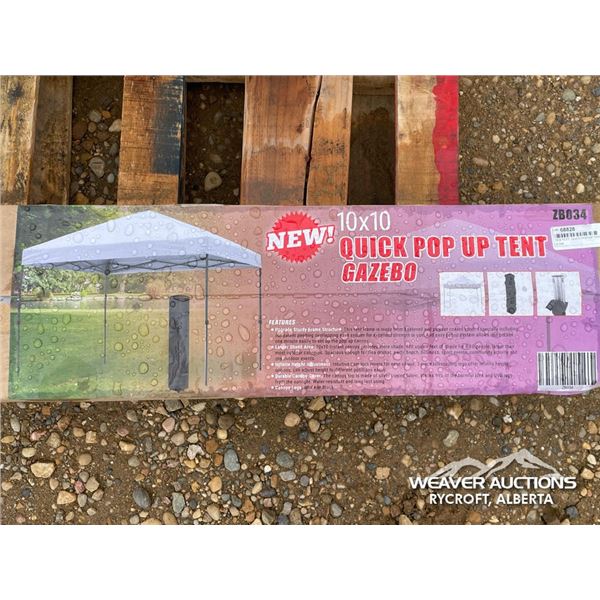 10 X 10 FT. QUICK POP UP TENT