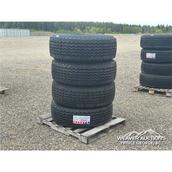 (4) KAPSEN HS106 385/65 R22.5 TRUCK TIRES