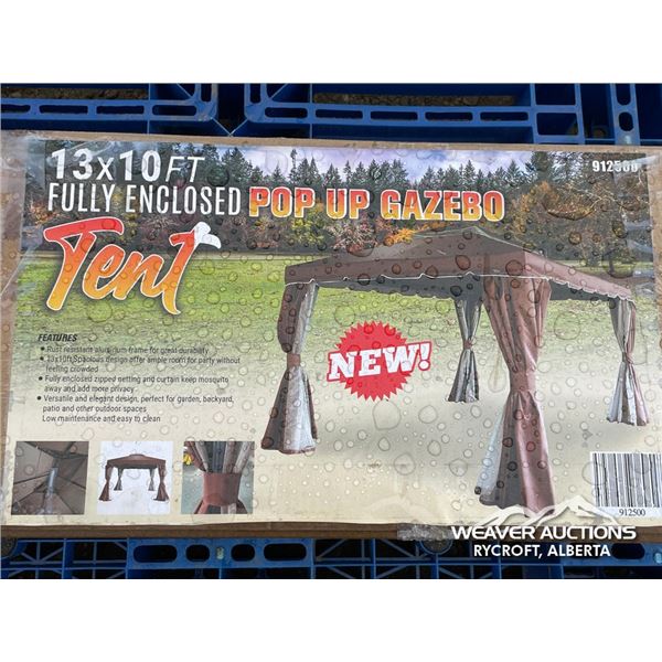 13 X 10 FT. POP UP GAZEBO TENT