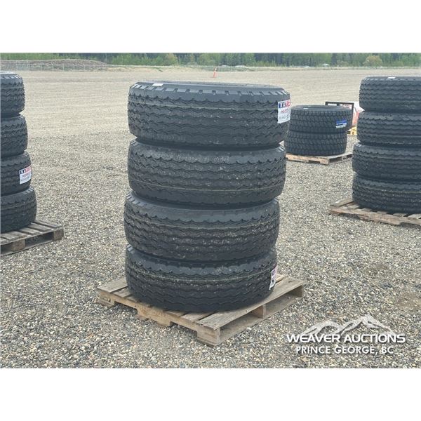 (4) KAPSEN HS209 385/65R22.5 TRUCK TIRES