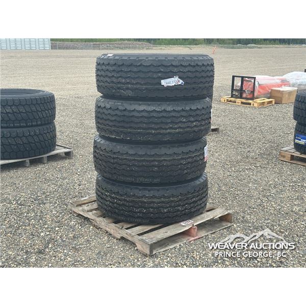 (4) KAPSEN HS209 385/65R22.5 TRUCK TIRES