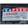 Image 6 : (4) KAPSEN HS209 385/65R22.5 TRUCK TIRES