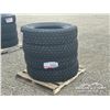 Image 2 : (4) KAPSEN HS207 11R24.5 TRUCK TIRES